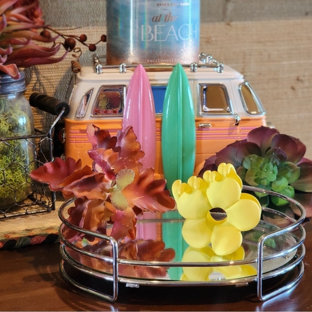 Colorful Flower Hair Clips - Picture 4 of 5